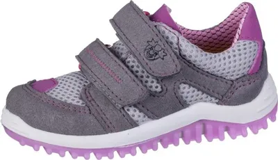 Produktbild von PEPINO Pepe Mädchen Synthetik Lauflern Klettschuhe graphit, mittlere Weite, Textilfutter