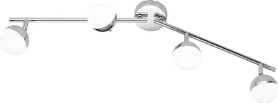 Image de Plafonnier orientable Spot 4x LED 4,5W/230V chrome métal 78x9x17cm