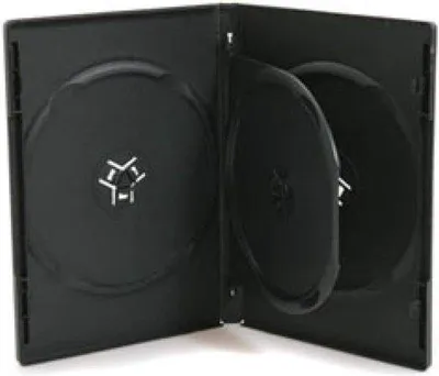Immagine prodotto di Cassetto per 3 dischi da 14 mm - nero - 50 pezzi BOX15