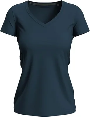 Produktbild von Stedman ST9710 | Women V-Neck Claire Damen T-Shirt - Farbe: Marina Blue - Größe: XL