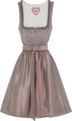 Produktbild von Spieth & Wensky - Damen Trachten Dirndl in großen Größen, Diva (421310-1012), Größe:42, Farbe:Taupe (4454)