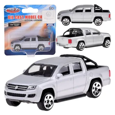 Zdjęcie produktu dla metalowe autko licencjonowane Volkswagen Amarok 1:64 resorówka ZA5060