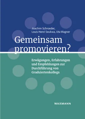 Produktbild von Gemeinsam promovieren?
