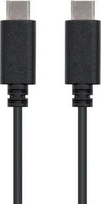 Produktbild von Nanocable USB 2.0, 2m, 2 m, USB C, USB C, USB 2.0, Weiblich/Weiblich, Schwarz