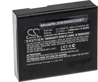 Produktbild von vhbw Akku kompatibel mit Mindray Pulsoximeter PM60 Medizintechnik (1800 mAh, 3,7 V, Li-Ion)