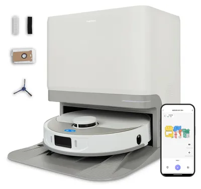 Produktbild von MEDION Saugroboter mit 3in1 Absaugstation und Wischfunktion X55 SW+