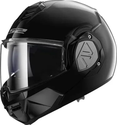 Produktbild von Klapphelm Motorrad ADVANT SOLID in glänzendem Schwarz, Größe L