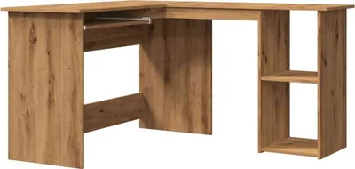 Produktbild von Eckschreibtisch Artisan-Eiche 120x140x75 cm Holzwerkstoff