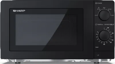Produktbild von Sharp Mikrowelle YC-MS181AE B 18 Liter 700 Watt, 5 Leistungsstufen, schwarz