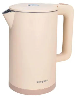 Produktbild von Tognana Porcellane D2DBE17IRCH, 1,7 l, 2200 W, Beige, Kunststoff, Überhitzungsschutz, Drahtlos