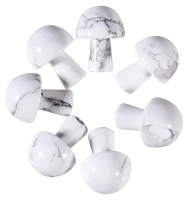 Productafbeelding van Handgegraveerde Kristallen Paddenstoelen Decoratie