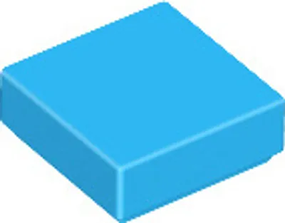 Produktbild von 100 Stück LEGO, Teil Nr. 3070, Dunkles Azurblau (Dark Azure)