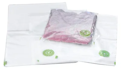 Produktbild von 500x Flachbeutel  400 x 600 mm 25my aus 100% recyceltem LDPE (rLDPE)