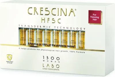 Obrázek produktu pro CRESCINA Transdermic péče na podporu růstu vlasů pro ženy (stupeň 1300) 20 × 3,5 ml