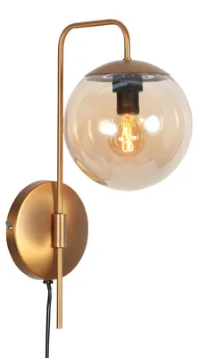Obrázek produktu pro Nástěnné svítidlo - bronz - Bollique - sklo kov - postelová lampa - E14 - 4609BR - Steinhauer