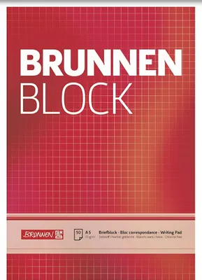 Zdjęcie produktu dla BRUNNEN 1052428 Blok "BRUNNEN-Block" A5 w kratkę