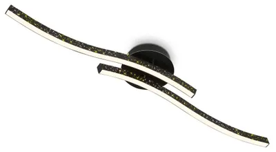 Produktbild von Briloner LED Deckenleuchte 80,5 cm, schwarz, Glitzereffekt