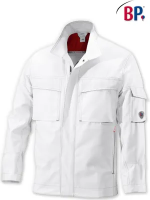 Produktbild von BP® Arbeitsjacke - weiß/dunkelgrau - 48/50n
