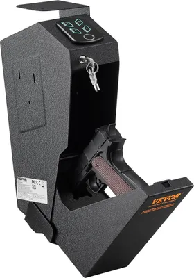 Immagine prodotto di Cassaforte per pistole da montare Cassaforte biometrica per armi 3 modalità di accesso per 1 pistola
