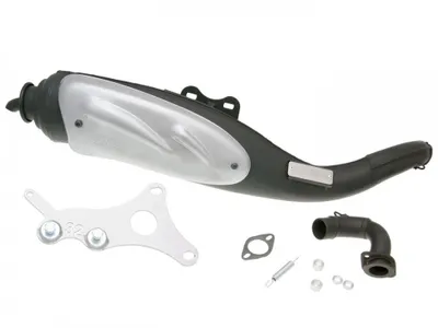 Produktbild von TurboKit Auspuff TKR mit Zulassung kompatibel mit Aprilia Mojito, Habana 50 (Morini)