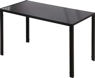 Produktbild von Moderner Esstisch Küchentisch 120x60x75 cm Schwarz