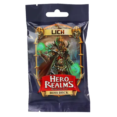 Produktbild von Asmodee Hero Realms: Lich Boss Deck, Kartenspiel