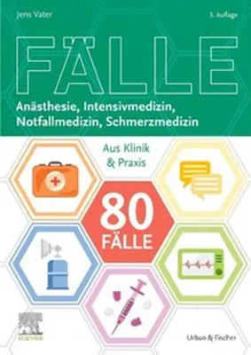 Immagine prodotto di 80 Fälle Anästhesie, Intensivmedizin, Notfallmedizin, Schmerzmedizin