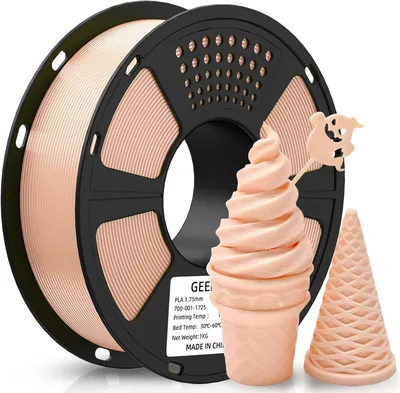 Productafbeelding van PLA-filament - 3D printer filament - 1,75 mm - 3D-printers - 1 kg spoel - Huidskleur