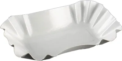Produktbild von 250 Pappschale eckig FF 14 x 9 x 3 cm weiß Pommesschalen mit Fettbarriere