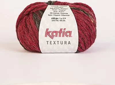 Produktbild von TEXTURA  von Katia - ROT (105), ca. 60m /50g