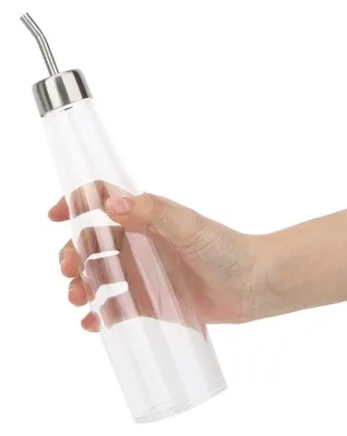 Acryl-Ölflasche 300 ml mit Tropfausgießer, transparent