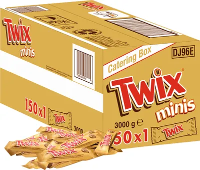 Immagine prodotto di TWIX 462206 TWIX Minis Schokoriegel 150 Riegel