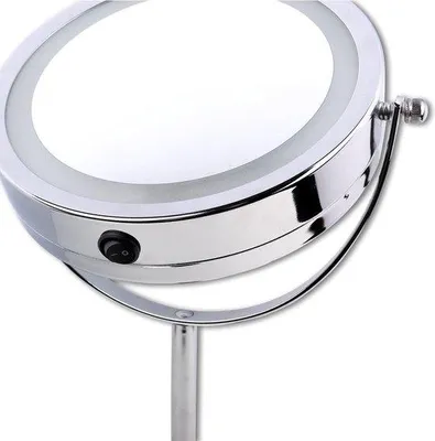 Productafbeelding van Famanu make-up spiegel met LED-verlichting - rond