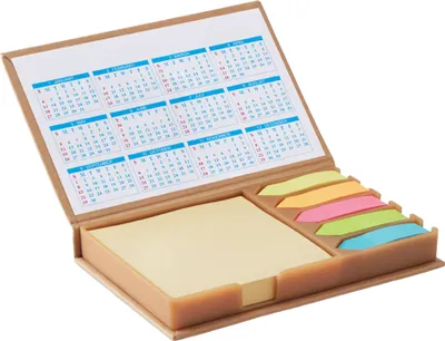 Immagine prodotto di MidOcean - Notizbuch "Memocalendar" MO1605 (8,5 cm x 13 cm x 13 cm) (Beige)
