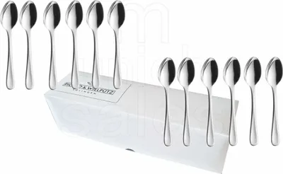 Produktbild von Picard & Wielpütz - 12 Espresso / Moccalöffel - Serie Casino - Edelstahl - poliert - spülmaschinenfest, Size:12 Stück