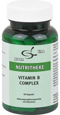 Image de Green Line Nutritheke Gélules de vitamine B Complexe, 60 gélules