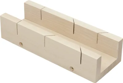 Immagine prodotto di Scatola d'angolo per tagli obliqui, quadrata, in legno, per lavori di taglio precisi