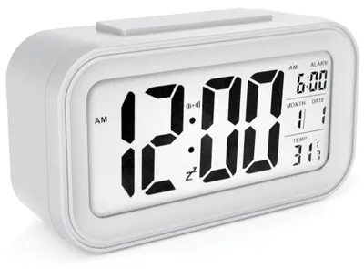Digitalwecker mit LED-Display, Snooze und Nachtlicht