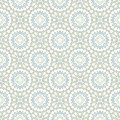Produktbild von PVC Bodenbelag Meterware Arctic, Fliesenoptik Blau-Grün 200 x 300 cm, 2,8 mm stark, Vinylboden für Küche, Wohn- & Feuchträume