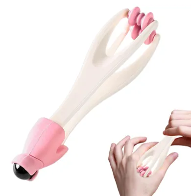 Immagine prodotto di Rullo portatile per massaggio delle mani, ideale per il rilassamento