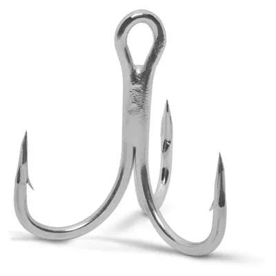 Produktbild von VMC 7556 Hypercut 3X-Strong Hook - 5 Drillinge, Größe/Farbe:Gr. 6 / Verzinnt