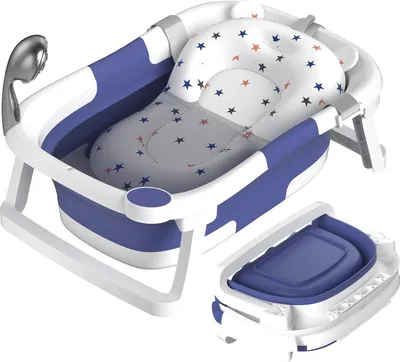 Produktbild von Babybadewanne - Baby Badewanne - Faltbare Baby Badewanne - Babybadewanne - Klappbare Babybadewanne - Faltbare Badewanne für Kinder