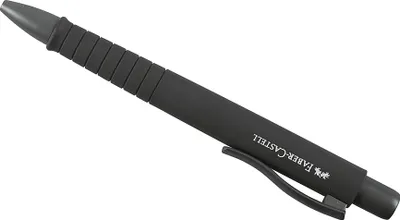 Produktbild von FABER-CASTELL Kugelschreiber Poly Ball Urban all black