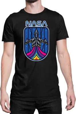 Obrázek produktu pro Pánské Tričko Nasa Space Theme Nasa 008, Man 3XL / Černá
