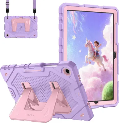 Produktbild von Fintie Kinder Hülle für Samsung Galaxy Tab A11+ Plus 11" 2025 / Tab A9+ Plus 11 Zoll 2023 Tablet - Robuste, Stoßfeste Ganzkörper-Schutzhülle mit Integriertem Ständer, Lila
