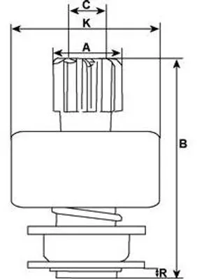 Produktbild von HC-Cargo 132737 Lichtmaschinenregler 14V Generator