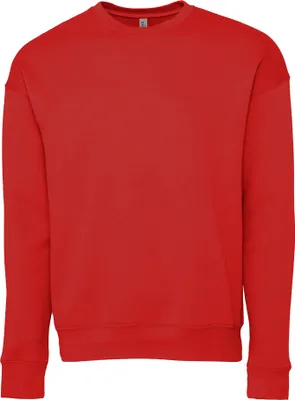 Produktbild von Bella + Canvas Erwachsene Uni Drop Schulter Sweatshirt PC3872 (L) (Rot)