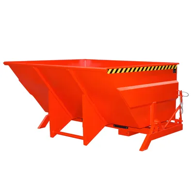 Produktbild von BAUER Kippbehälter - 3.000 l - 2.500 kg - Muldenkippbehälter - Selbstkipper - feuerrot