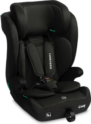 Caretero Cosy i-Size Kindersitz 3-in-1, Schwarz, 76–150 cm, für Kinder