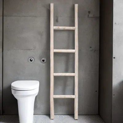 Immagine prodotto di Appendiabiti a scala decorativa Boho Manon White